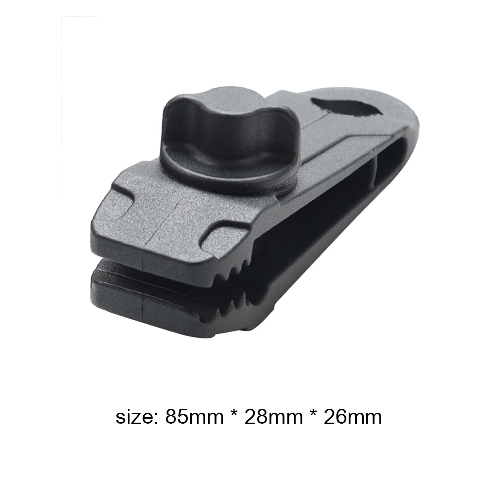 Cheap Goat Tents 1pcs Tent Clip Outdoor Camping Nylon Heavy Duty Windproof Awning Clamp Grip for Garden Shade Cloth Tent Accessories Black   